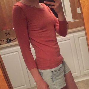 Loft xs back button up sweater